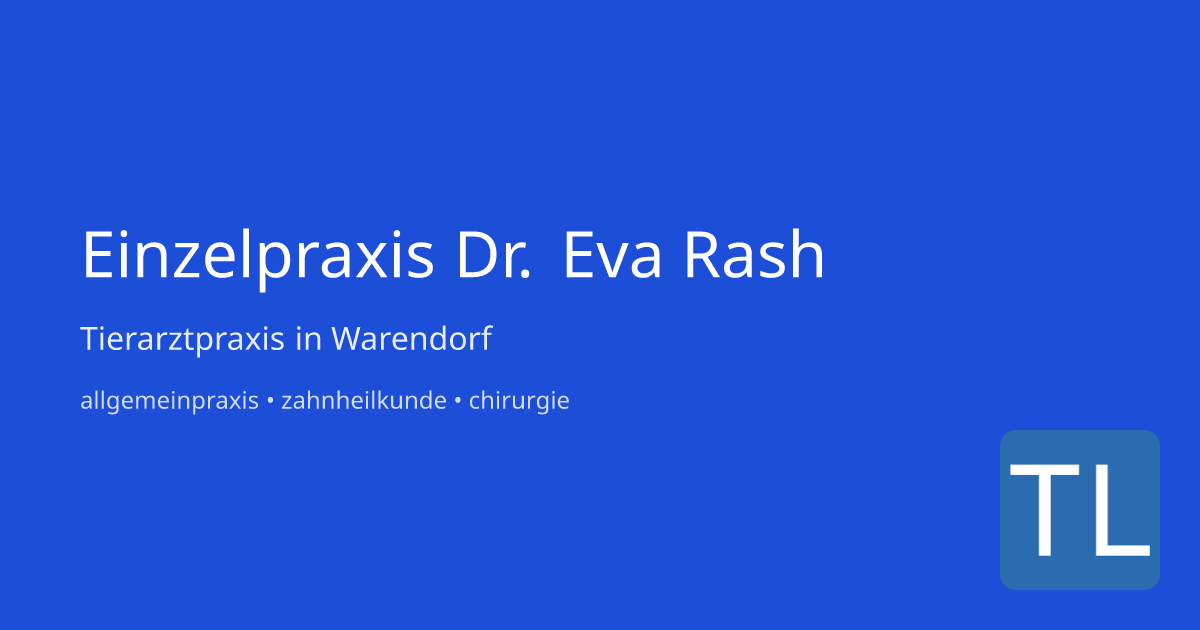 Einzelpraxis Dr. Eva Rash in Warendorf