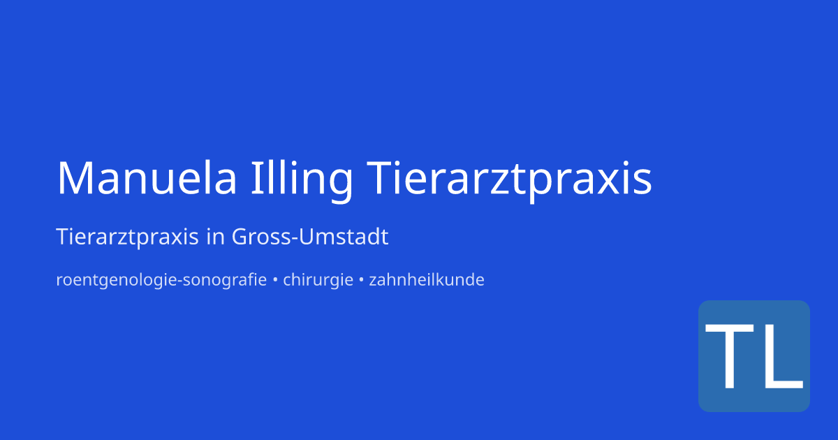 Manuela Illing Tierarztpraxis in Gross-Umstadt